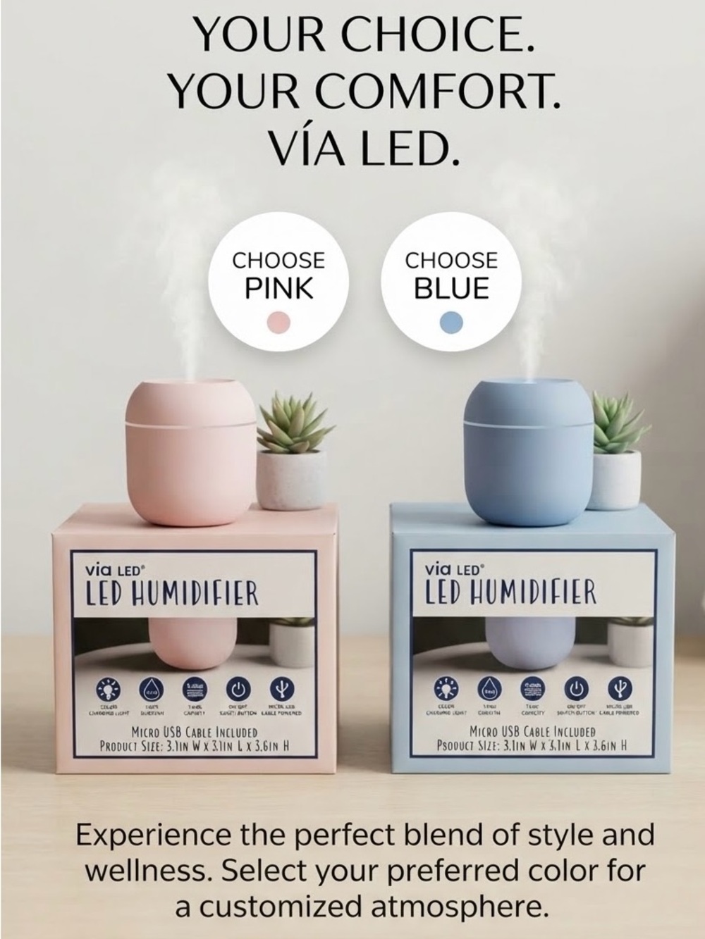 LED Mini Humidifier
